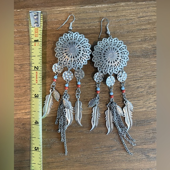 Dream Catcher Earrings - Picture 2 of 2